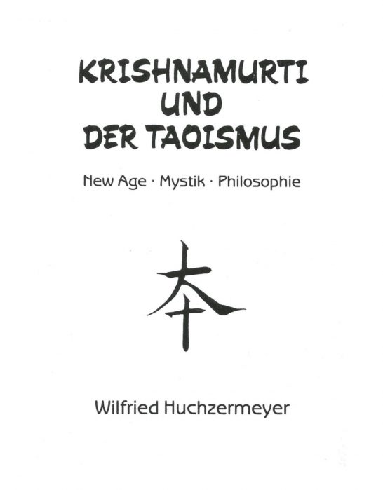 Krishnamurti und der Taoismus